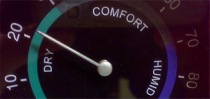 湿度計・ドライ！